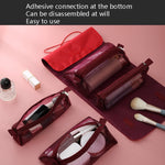 Bolsa de Armazenamento de Cosméticos Multifuncional 4 em 1 Bolsa de Cosméticos de Grande Capacidade Removível para Viagem Conveniente Bolsa de Lavagem, Preto, Cinzento, Verde Atualizado, Rosa Atualizado, Azul Atualizado, Roxo Atualizado, Branco Atualizado