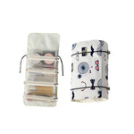 Bolsa de Armazenamento de Cosméticos Multifuncional 4 em 1 Bolsa de Cosméticos de Grande Capacidade Removível para Viagem Conveniente Bolsa de Lavagem, Preto, Cinzento, Verde Atualizado, Rosa Atualizado, Azul Atualizado, Roxo Atualizado, Branco Atualizado