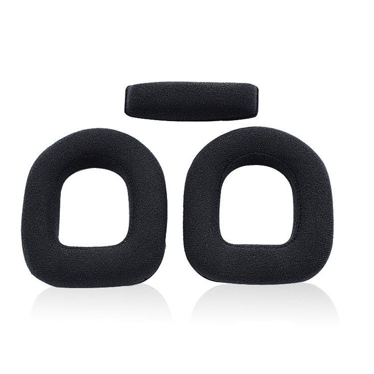 2 PCS Estojo Protetor de Espuma para Auscultadores Gaming, Almofadas de Flanela para Logitech A10, Arco para Logitech A10, Almofadas de Flanela para Logitech A40, Almofadas de Flanela para Logitech A50, Arco de Flanela para Logitech A50