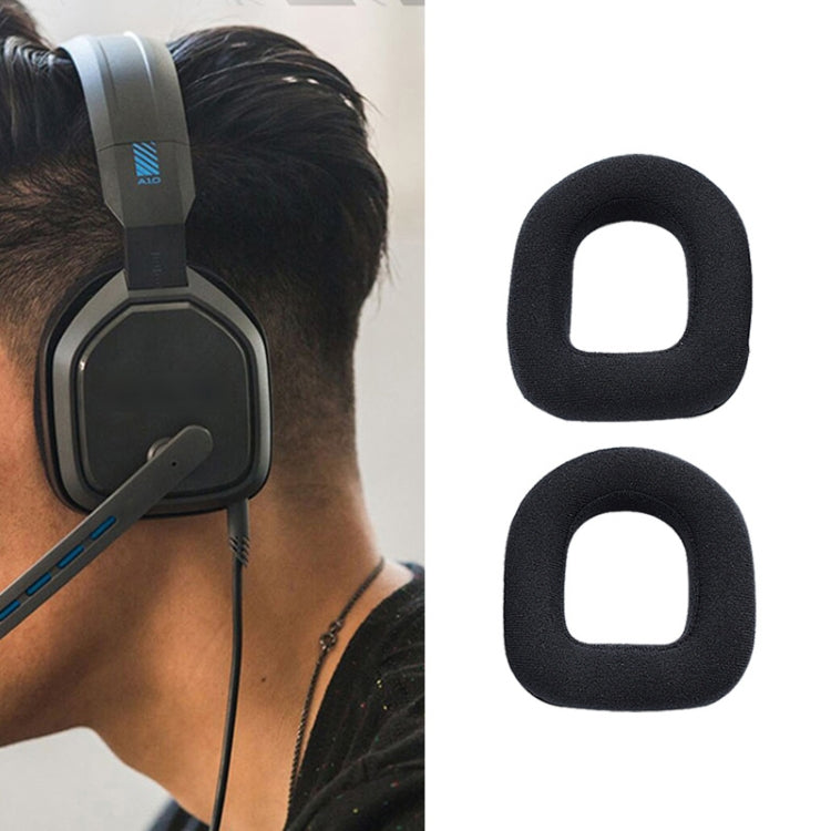 2 PCS Estojo Protetor de Espuma para Auscultadores Gaming, Almofadas de Flanela para Logitech A10, Arco para Logitech A10, Almofadas de Flanela para Logitech A40, Almofadas de Flanela para Logitech A50, Arco de Flanela para Logitech A50