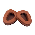 1 Par de Almofadas de Espuma em Pele para Auscultadores Skullcandy Aviator 2, Preto, Castanho