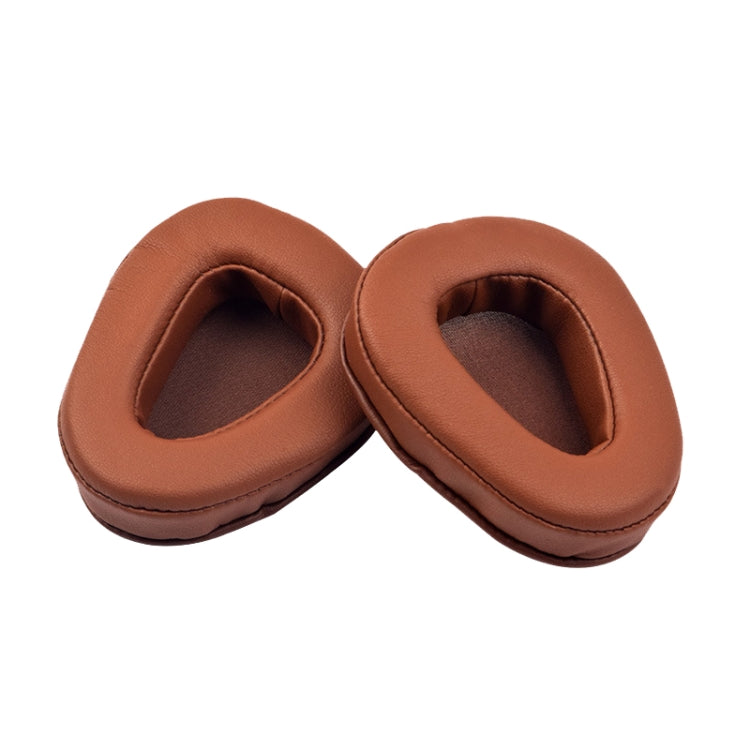1 Par de Almofadas de Espuma em Pele para Auscultadores Skullcandy Aviator 2, Preto, Castanho