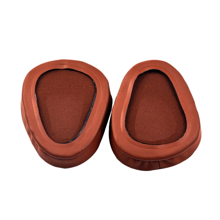 1 Par de Almofadas de Espuma em Pele para Auscultadores Skullcandy Aviator 2, Preto, Castanho