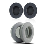 2 PCS Ice Feeling Gel Earmuffs Sponge Sleeve Earmuffs Are Suitable for Razer Meng Cat Pink Crystal Edition Beihai Giant Monster V2 RGB Symphony Headphones, Black, Gray