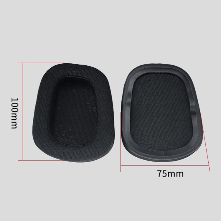 2 PCS Tampa de Espuma para Auscultadores D0005 Almofadas para Auscultadores para Logitech G633 / G933 / G933S, Cor: Tecido de Malha, Tecido de Malha, Pele de Proteína