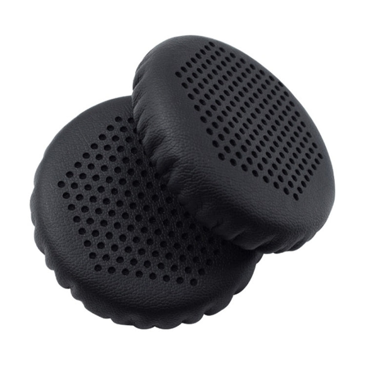 2 PCS Almofadas de Couro para Auscultadores para Edifier W570BT / W670BT, Preto, Cinzento Prateado