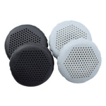 2 PCS Almofadas de Couro para Auscultadores para Edifier W570BT / W670BT, Preto, Cinzento Prateado