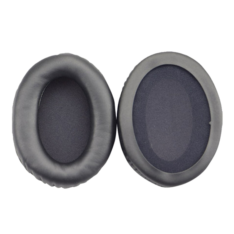 2 PCS Capa de Espuma para Auscultadores, Estojo de Couro para Kingston Cloud Silver II, Cor: Preto, Preto, Preto com Costura, Branco com Costura, Grelha, Pele de Carneiro Preto, Pele de Carneiro Branco