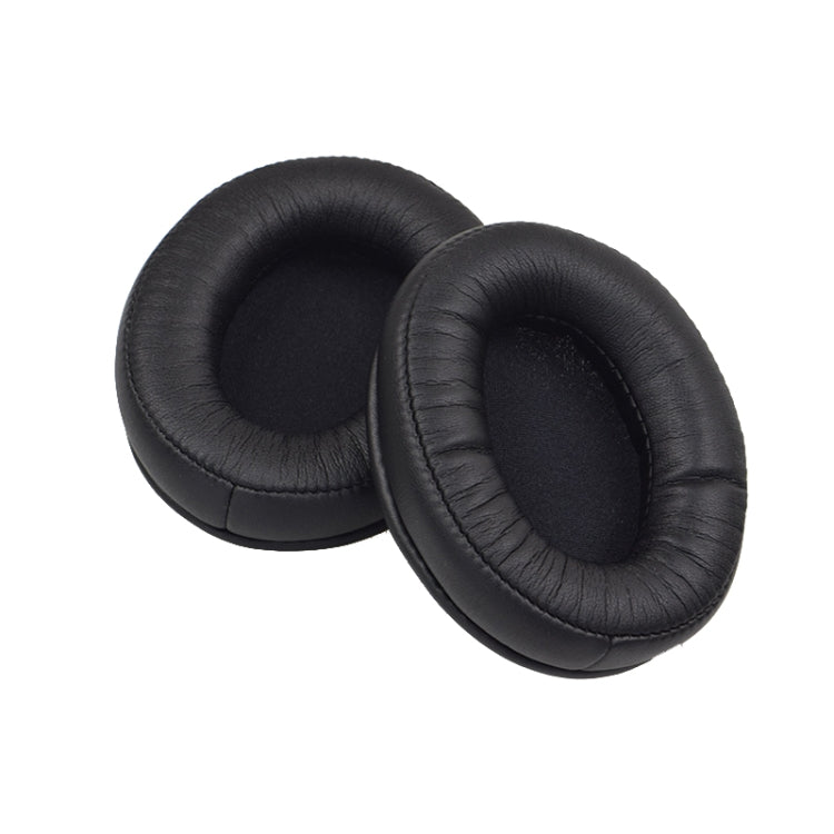 2 PCS Capa de Espuma para Auscultadores, Estojo de Couro para Kingston Cloud Silver II, Cor: Preto, Preto, Preto com Costura, Branco com Costura, Grelha, Pele de Carneiro Preto, Pele de Carneiro Branco