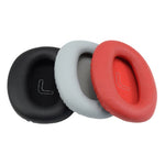 1 Par Almofadas de Espuma em Pele Proteica para Auscultadores Edifier W820BT / W808BT / K815 / K815PG1 / H840 / K800 / K830, Preto, Cinzento, Vermelho