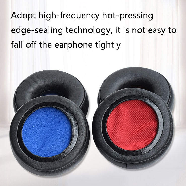 2 PCS Capa de Espuma para Auscultadores, Capa de Couro para Jabra Revo Wireless, Cor: Preto com Grelha Preta, Preto com Grelha Preta, Preto com Grelha Vermelha, Preto com Grelha Azul, Branco com Grelha Branca, Preto com Grelha Cinzenta