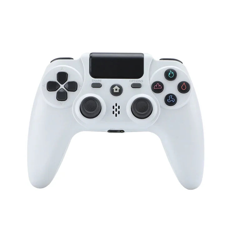 Comando de Jogo Sem Fios ZR486 para PS4, Branco, Preto, Burst, Roxo Céu Estrelado