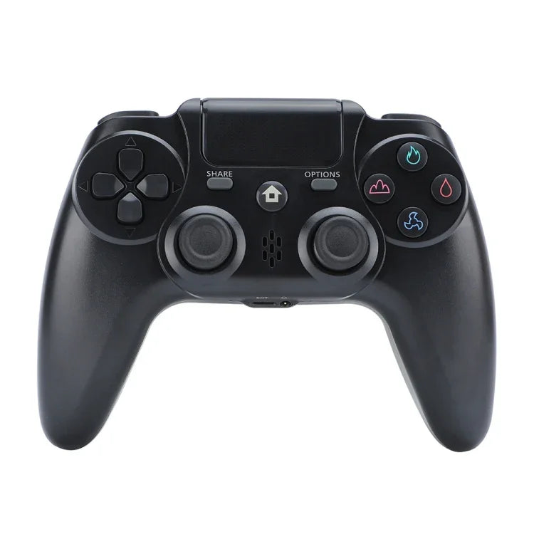 Comando de Jogo Sem Fios ZR486 para PS4, Branco, Preto, Burst, Roxo Céu Estrelado