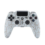 Comando de Jogo Sem Fios ZR486 para PS4, Branco, Preto, Burst, Roxo Céu Estrelado
