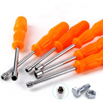 Conjunto de 4 Chaves Manuais de Soquete Hexagonal, 5mm, 5,5mm, 6mm, 7mm, 8mm, 9mm, 10mm