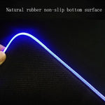 Tapete de rato antideslizante RGB F-01, transferência térmica em borracha, tamanho: 350x900x3 mm, 350x900x4 mm, 400x900x3 mm, 400x900x4 mm