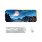 Tapete de rato antideslizante RGB F-01, transferência térmica em borracha, tamanho: 350x900x3 mm, 350x900x4 mm, 400x900x3 mm, 400x900x4 mm