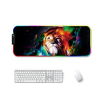 Tapete de rato antideslizante RGB F-01, transferência térmica em borracha, tamanho: 350x900x3 mm, 350x900x4 mm, 400x900x3 mm, 400x900x4 mm