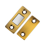 Lançador Magnético Invisível para Porta de Armário Sem Perfuração, Ventosa Magnética Dupla para Porta Deslizante, Preto, Dourado, Bronze Verde, Bronze Vermelho, Bronze Amarelo