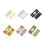 Lançador Magnético Invisível para Porta de Armário Sem Perfuração, Ventosa Magnética Dupla para Porta Deslizante, Preto, Dourado, Bronze Verde, Bronze Vermelho, Bronze Amarelo
