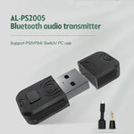 Adaptador Transmissor e Recetor de Áudio Bluetooth para PS5 / PS4 / Switch, Para PS5 / PS4 / Switch