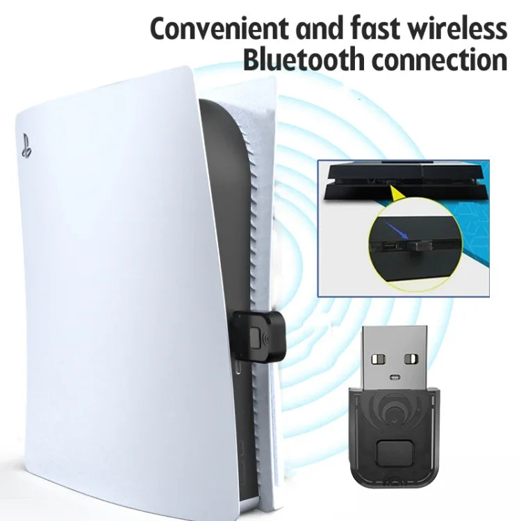 Adaptador Transmissor e Recetor de Áudio Bluetooth para PS5 / PS4 / Switch, Para PS5 / PS4 / Switch