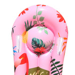 Prancha de Flutuação Inflável para Crianças com Padrão de Animal de Desenho Animado em PVC, 117x54cm