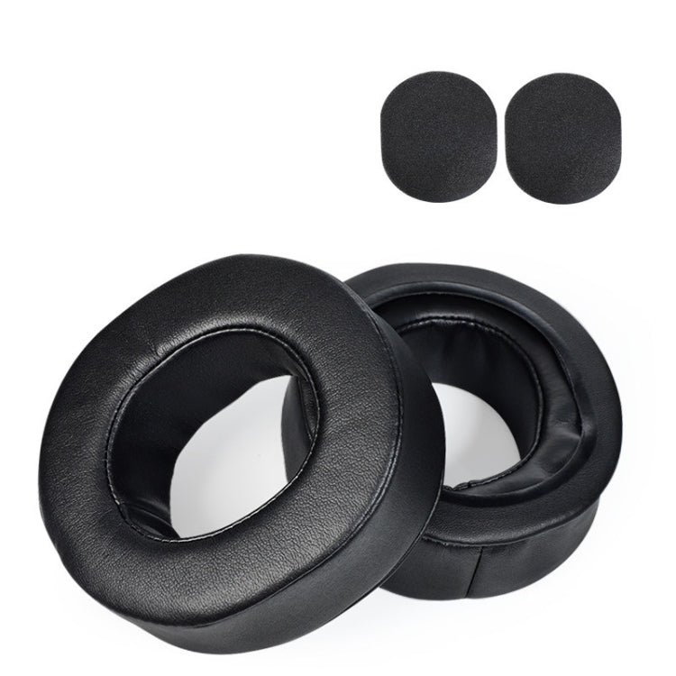 2 PCS Capa de Espuma para Auscultadores Sony MDR-DS7500 / RF7500, Estilo: Pele Proteica Espessada com Almofadas de Algodão, Pele de Carneiro Espessada com Almofadas de Algodão, Pele Proteica Original, Pele de Carneiro Original