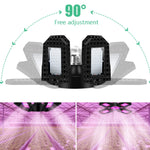 Lâmpada LED para plantas, luz de preenchimento de espectro completo, lâmpada de crescimento para plantas florais, 100W, 150W