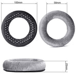 2 PCS Capa para Almofadas de Auscultadores Beyerdynamic DT990 / DT880 / DT770 Pro, (Preto), (Cinzento), (Capa para Arco)