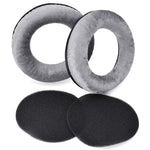 2 PCS Capa para Almofadas de Auscultadores Beyerdynamic DT990 / DT880 / DT770 Pro, (Preto), (Cinzento), (Capa para Arco)