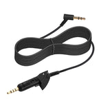 3 PCS Cabo de Áudio de Substituição 3,5mm para 3,5mm para Bose QC15 / QC2, 1,8 m