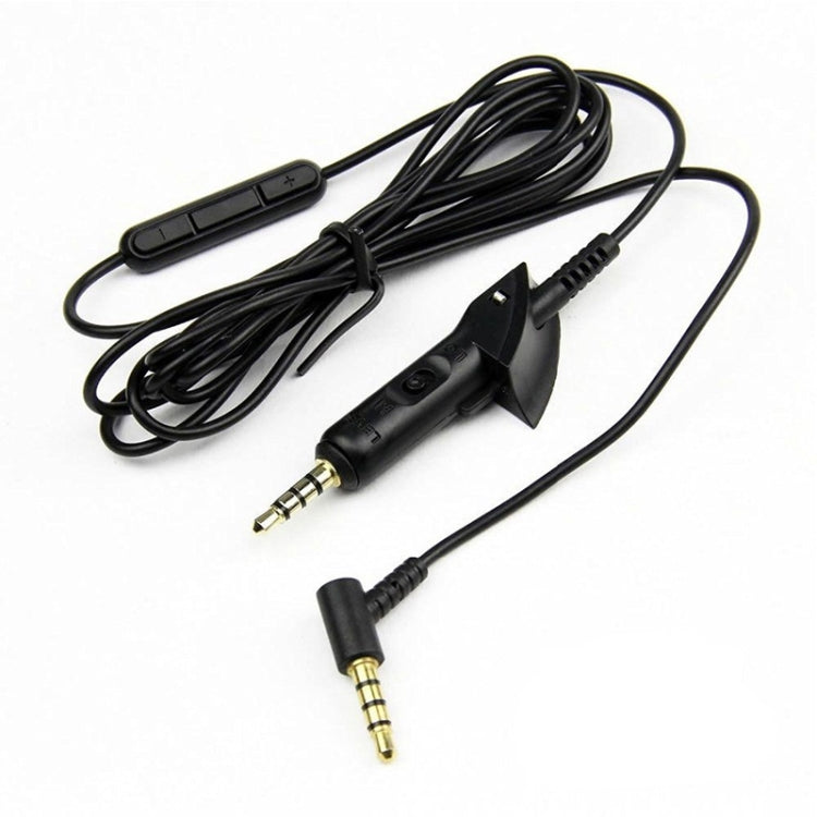 3 PCS Cabo de Áudio de Substituição 3,5mm para 3,5mm para Bose QC15 / QC2, 1,8 m