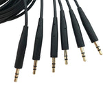 2 PCS Cabo de Áudio 3,5mm para 2,5mm para Bose QC25 / QC35 / Soundtrue / SoundLink / OE2