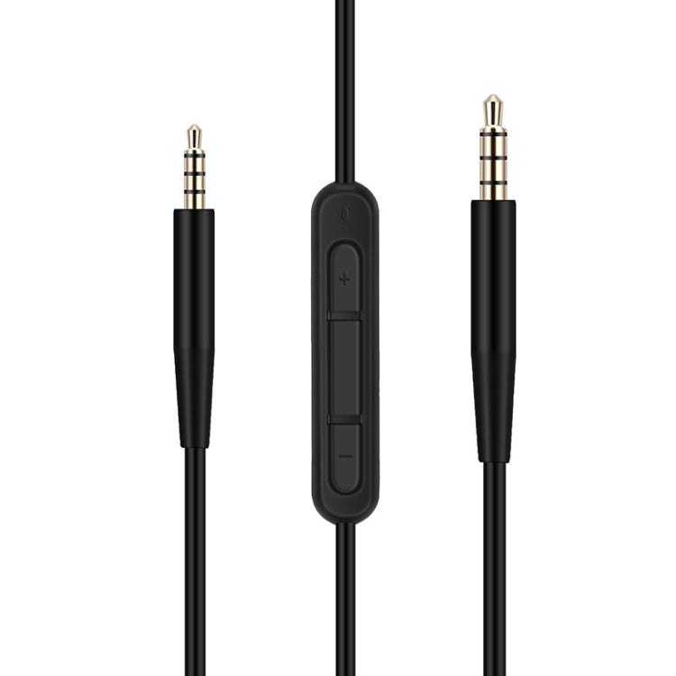 2 PCS Cabo de Áudio 3,5mm para 2,5mm para Bose QC25 / QC35 / Soundtrue / SoundLink / OE2