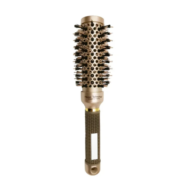 Pente de Rolo com Cerdas de Cerâmica Resistentes a Alta Temperatura, Agulha de Nylon Cilíndrica para Caracóis, 25, 32, 45, 53