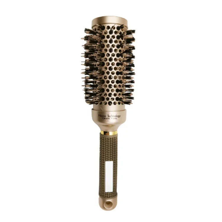 Pente de Rolo com Cerdas de Cerâmica Resistentes a Alta Temperatura, Agulha de Nylon Cilíndrica para Caracóis, 25, 32, 45, 53