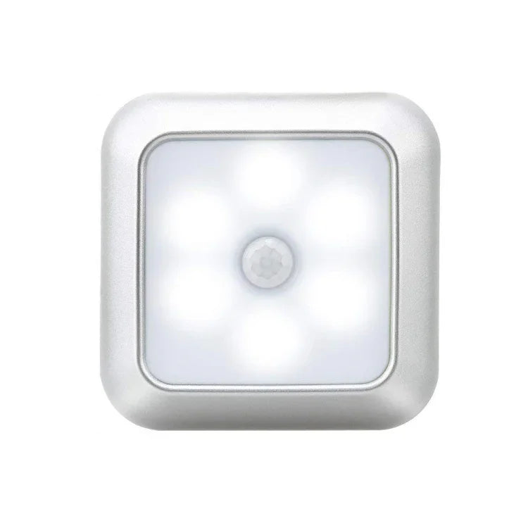 1143 Luz Noturna de Sensação do Corpo Humano Luzes de Detecção para Casa Inteligente, Luz Branca Prateada, Luz Quente Prateada, Luz Branca com Casca Branca, Luz Quente com Casca Branca