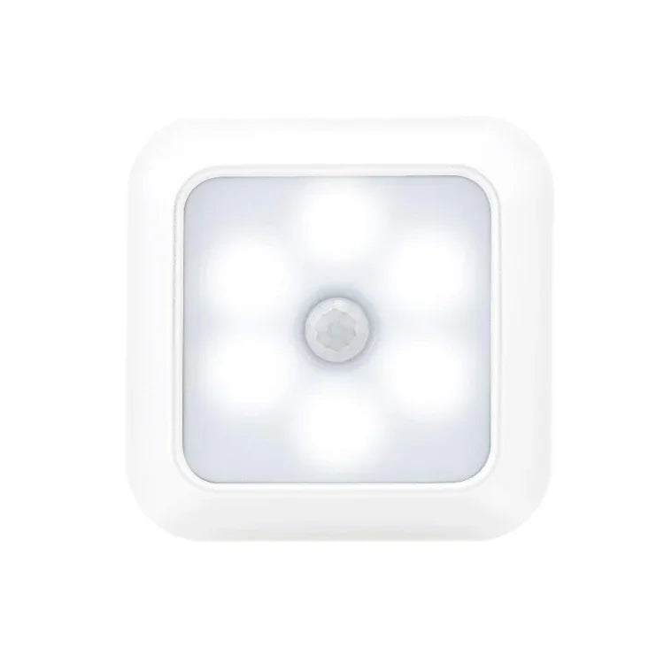 1143 Luz Noturna de Sensação do Corpo Humano Luzes de Detecção para Casa Inteligente, Luz Branca Prateada, Luz Quente Prateada, Luz Branca com Casca Branca, Luz Quente com Casca Branca
