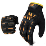 WEST BIKING YP0211208 Luvas de condução para motocicleta e bicicleta, dedos compridos, antiderrapantes, para ecrã tátil, M, L, XL