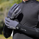 WEST BIKING YP0211214 Luvas de dedos compridos com absorção de choque, antiderrapantes, para ecrã tátil, luvas desportivas para ciclismo, M, L, XL