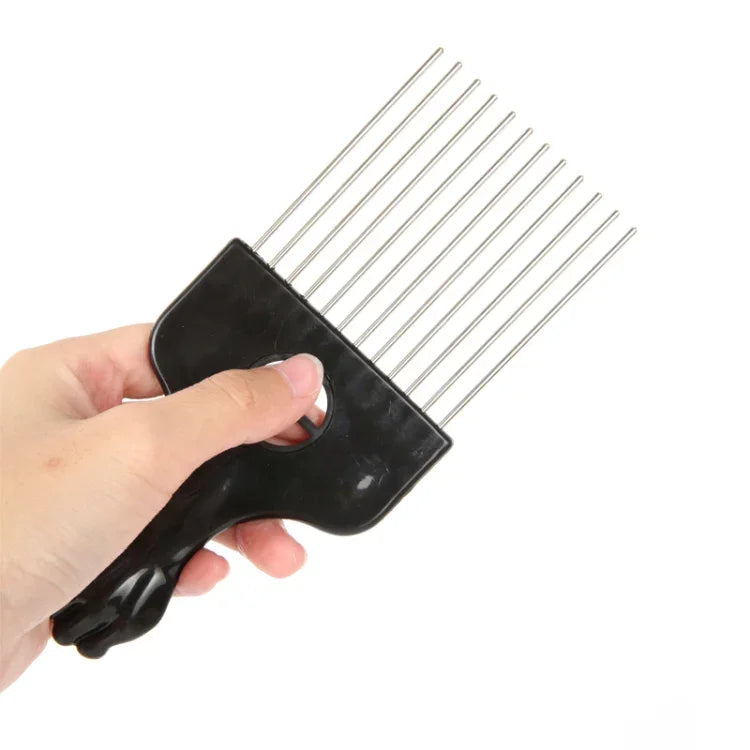 3 PCS Pente de Cabelo com Agulha de Aço para Cabeleireiro Pente de Óleo Pente de Cauda Apontada de Plástico, P2020, P2021, C6, C5