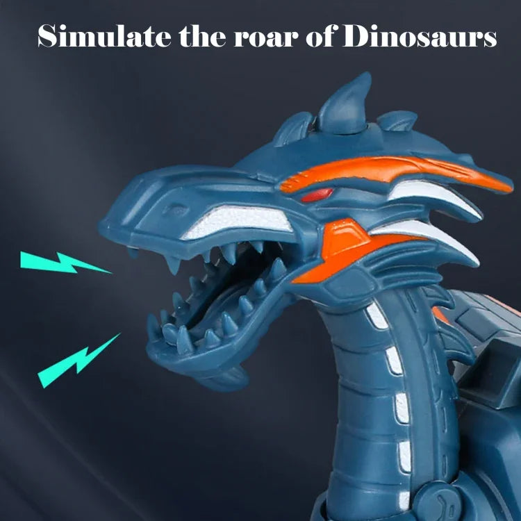 Brinquedo Elétrico Mecânico de Dinossauro Simulação Animal Multifuncional com Som e Luz, Estilo:, Spray-Azul, Spray-Preto Escuro, Sem Spray-Cinza, Sem Spray-Verde