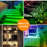 Fita de Luz LED RGB com Controlo Remoto de 16 Cores, Fita de Luz USB Simpática Neon Decorativa, 3m, 4m