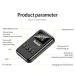 Adaptador Receptor e Transmissor Bluetooth 5.0 2 em 1 para Computador, Coluna, Carro FM, Preto