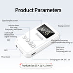 Receptor Transmissor Bluetooth 5.0 2 em 1 Adaptador Computador Coluna Carro FM, Branco