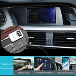 Receptor Transmissor Bluetooth 5.0 2 em 1 Adaptador Computador Coluna Carro FM, Branco