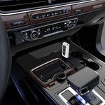 Adaptador Receptor Bluetooth 5.0 USB para Carro FM + AUX Áudio Saída Dupla Transmissor Estéreo, K9 Branco