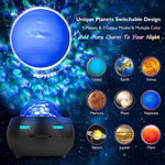 DQ-M3 Luz LED Rotativa do Céu Estrelado Projetor de Planetas Oceano com Música Bluetooth Suporta Cartão TF, Estilo:, USB + Bluetooth, Bateria + Bluetooth