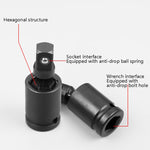 Conector de Junta Universal Windurate, Manga para Chave Elétrica, Cabeça de Direção Elétrica, Especificação: 1/4 polegada, 1/4 polegada, 1/2 polegada, 3/8 polegada